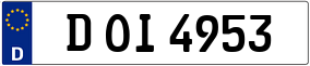 Truck License Plate